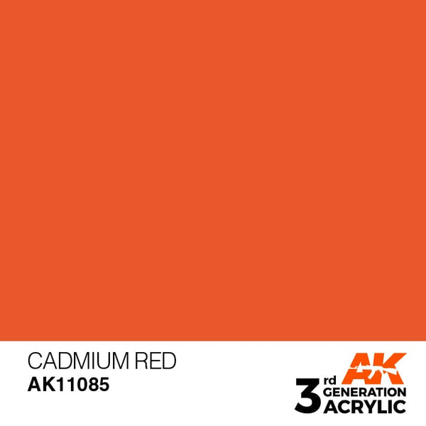 Cadmium Red 17ml - AK Acrylic