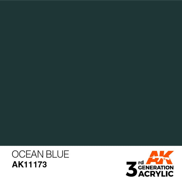 Ocean Blue 17ml - AK Acrylic