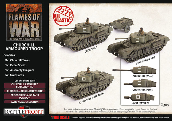 Churchill Armoured Squadron (British Late War) - Flames Of War Late War