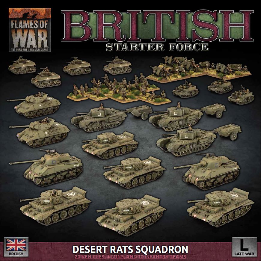 D-Day British Late War Starter Force - Flames Of War