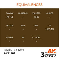 Dark Brown 17ml - AK Acrylic