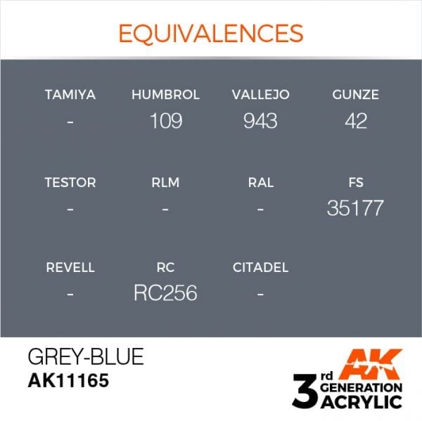 Grey-Blue 17ml - AK Acrylic