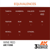 Wine Red 17ml - AK Acrylic