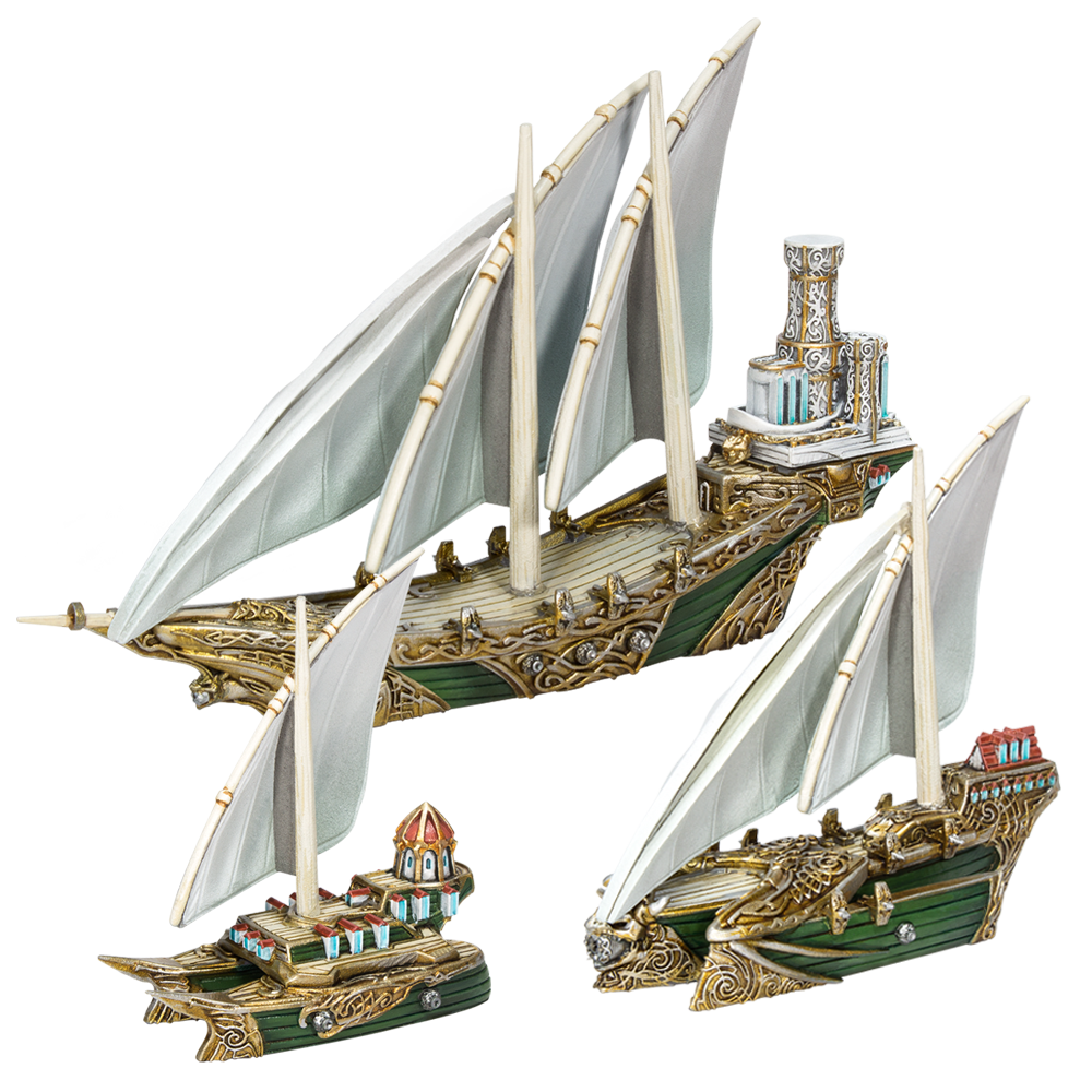 Elf Starter Fleet - Kings Of War Armada - Mantic Games