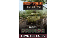 D-Day British Late War Command Cards - Flames Of War