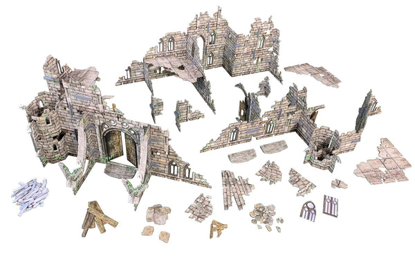 Ruined Monastery Fantasy Wargames Terrain