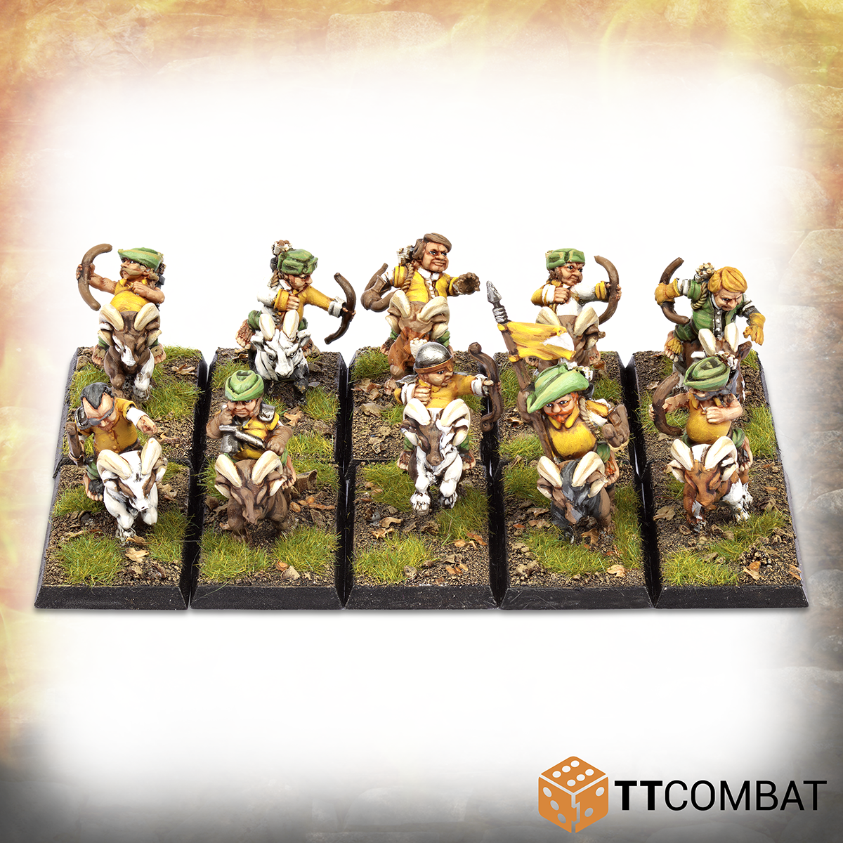 Halfling Goat Rider Archers - Warlords Of Erehwon