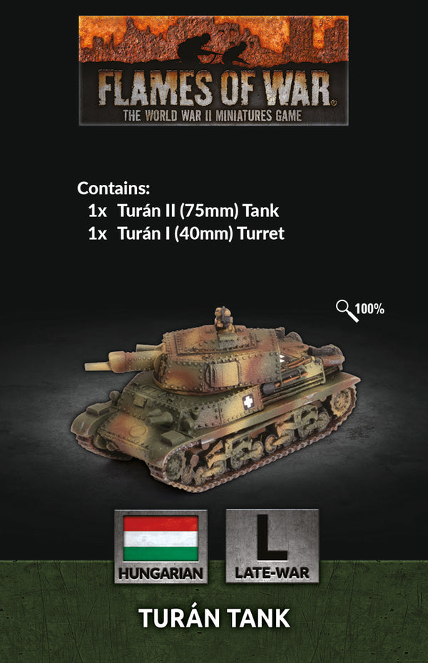 Turan tank - Flames Of War Hungarians