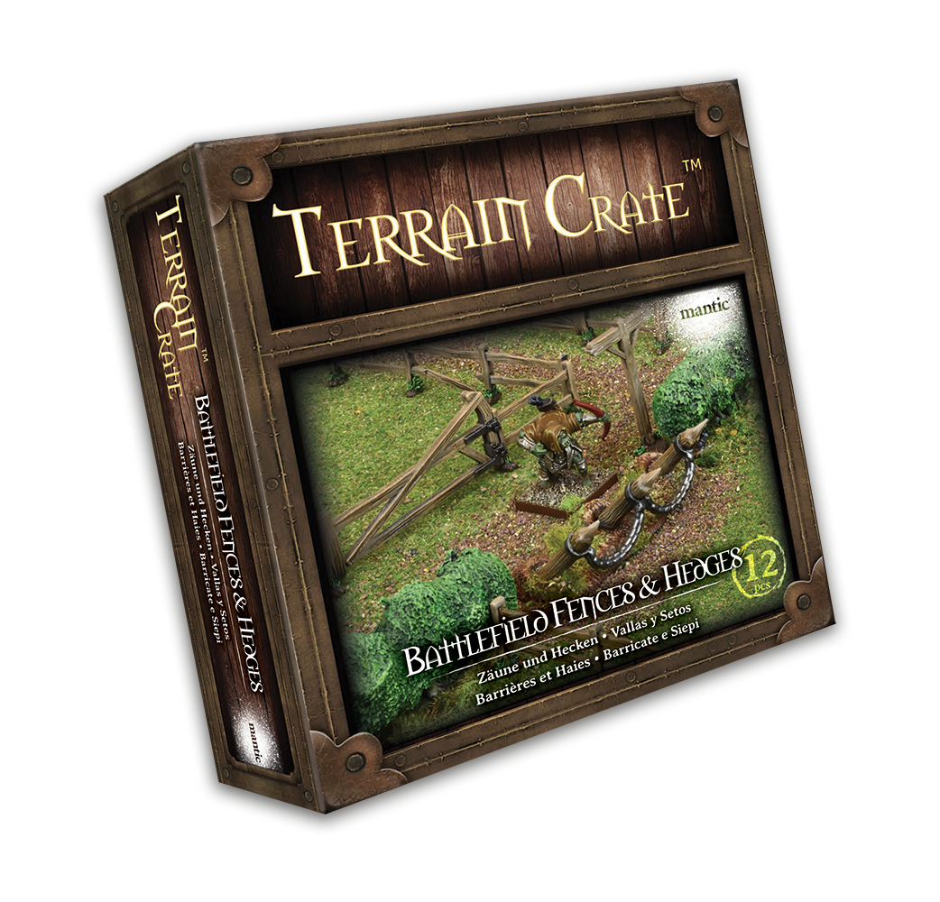 Battlefield Fences & Hedges - Terrain Crate