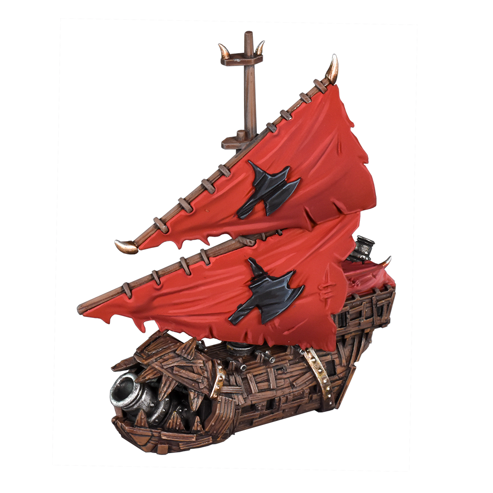 Orc Bombboat - Kings Of War Armada