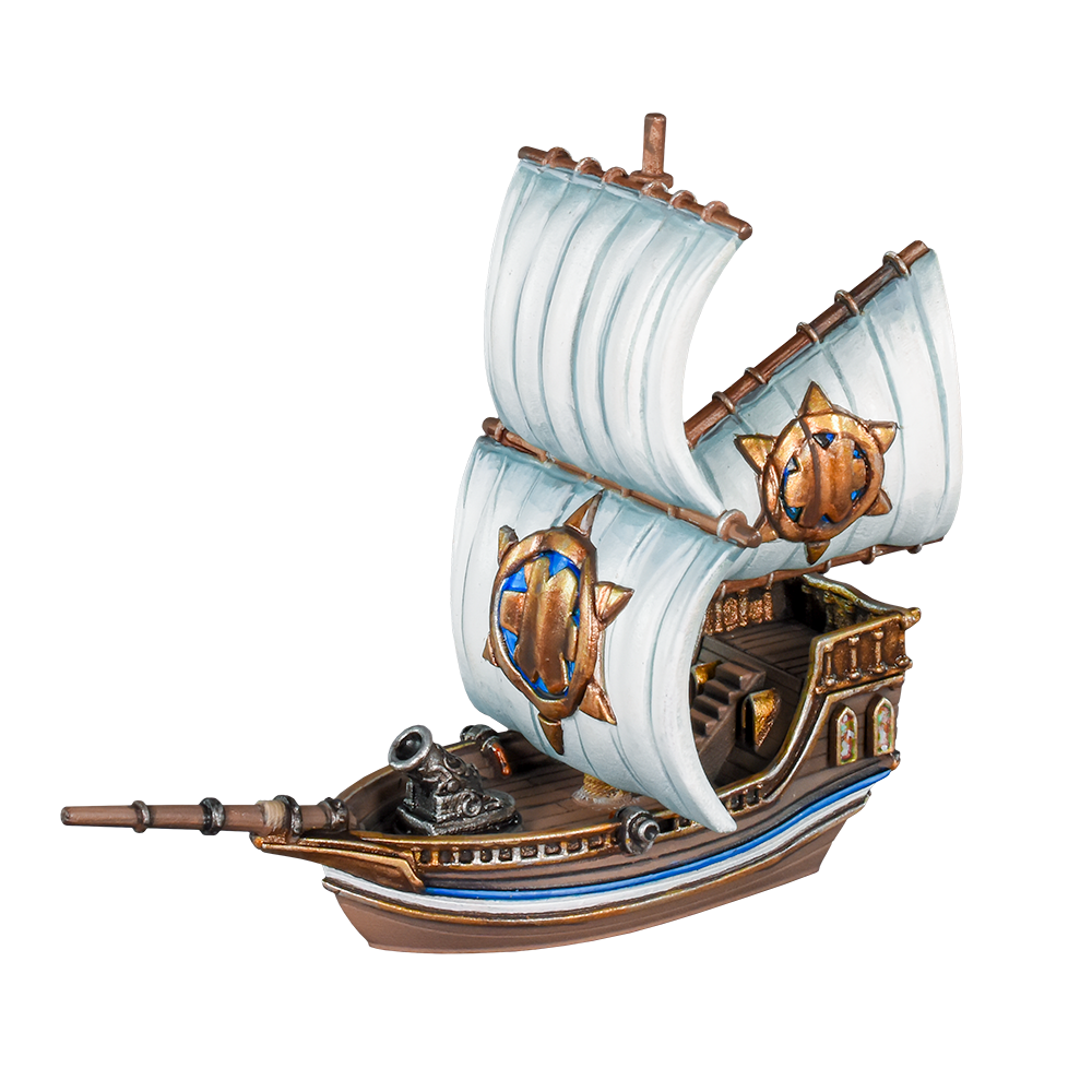 Basilean Gunbrig - Kings Of War Armada