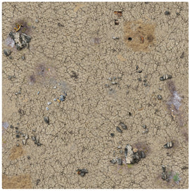 Desert Wasteland Gaming Mat 3x3