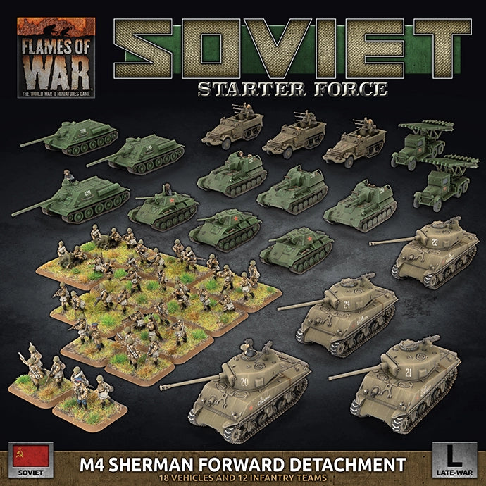 Soviet M4 Sherman Forward Detachment (Plastic)