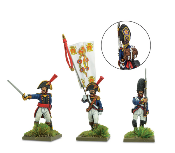 Napoleonic Spanish Infantry (1st Battalion) 1805-1811 - Black Powder