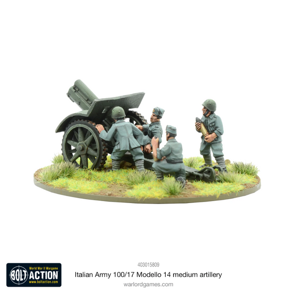 Italian Army 100/17 Modello 14 medium artillery