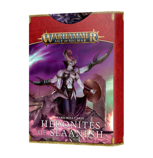 Warhammer Age of Sigmar - Hedonites Of Slaanesh - Warscroll Cards: Hedonites Of Slaanesh - 3rd Edition