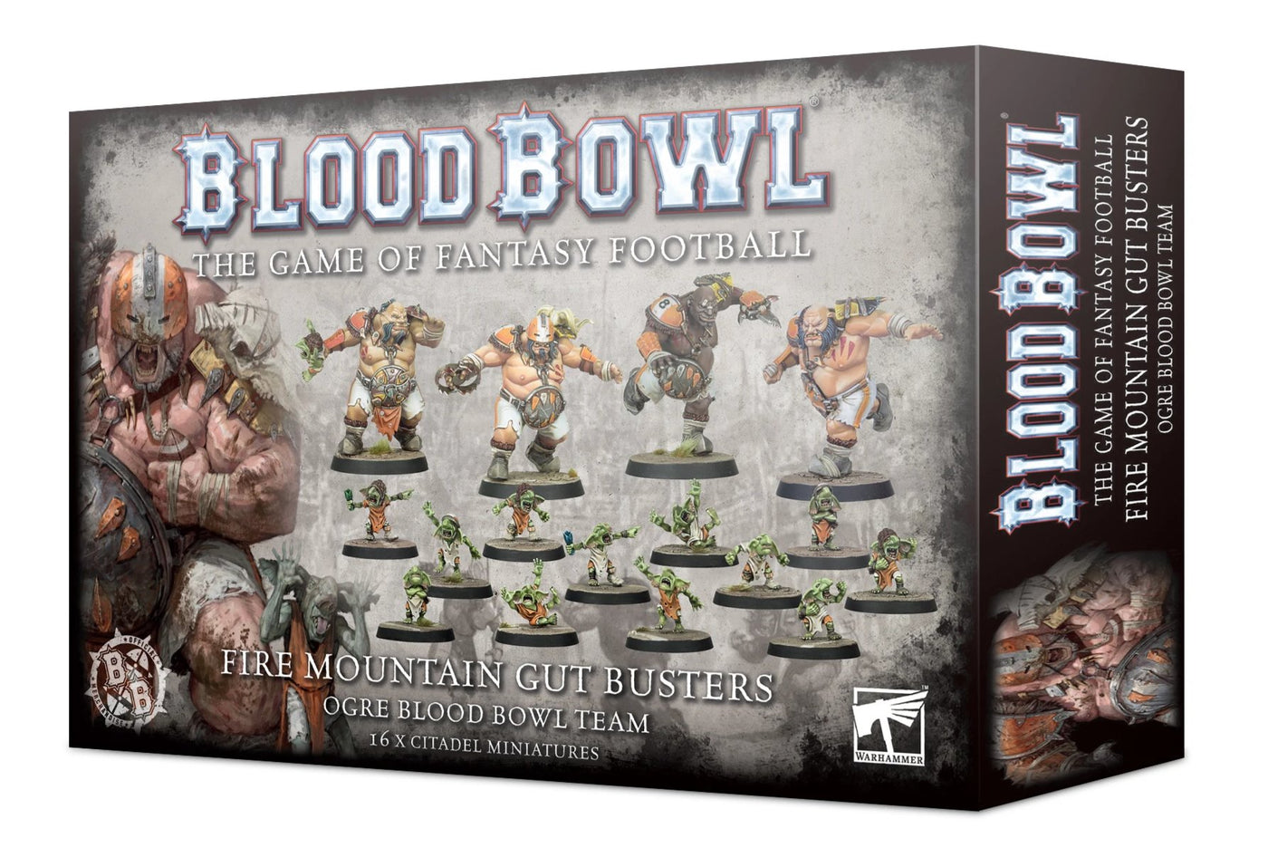 Games Workshop - Blood Bowl - Ogre Team: Fire Mountain Gut Busters Team