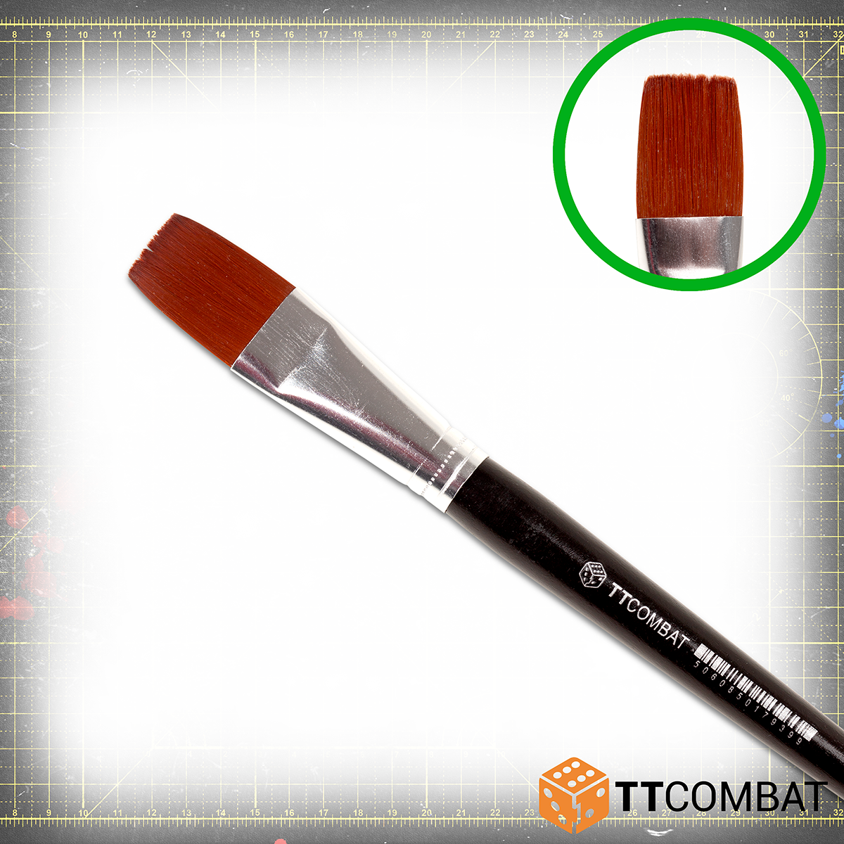 Terrain - Basecoat Brush - TT Combat Hobby Brushes