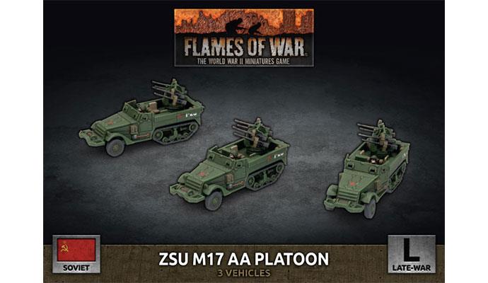 Soviet ZSU M17 Anti-Aircraft Platoon - Late War