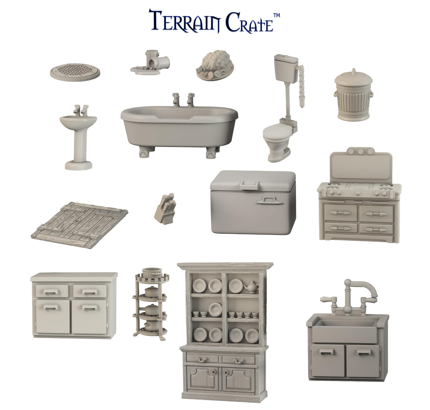 TerrainCrate: Bathroom & Kitchen