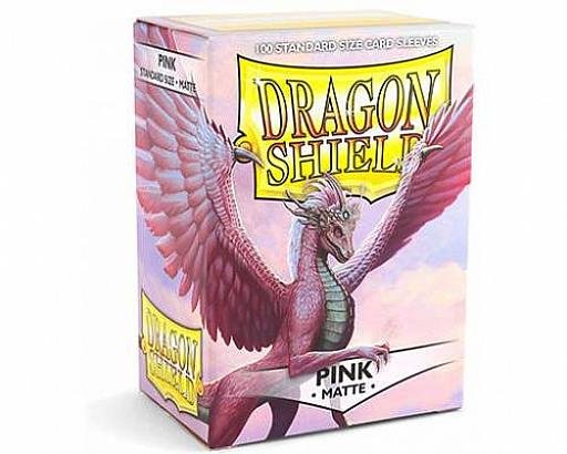 Dragon Shield Sleeves Matte Pink (100)