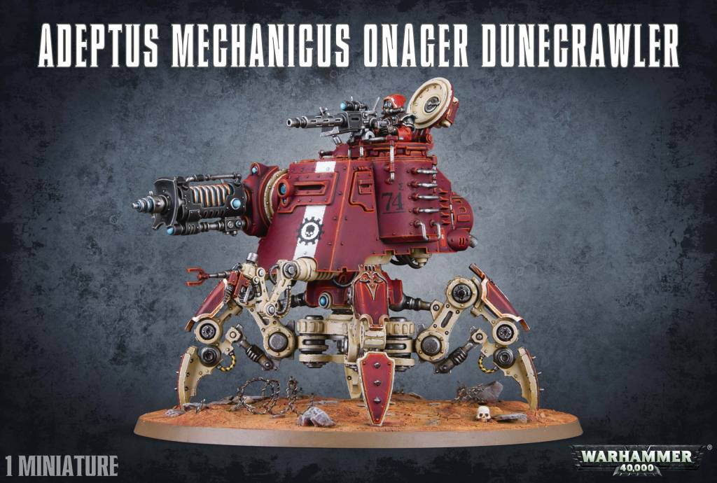 Warhammer 40000 - Adeptus Mechanicus - Onager Dunecrawler