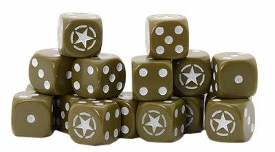 Allied Star D6 Dice (16)