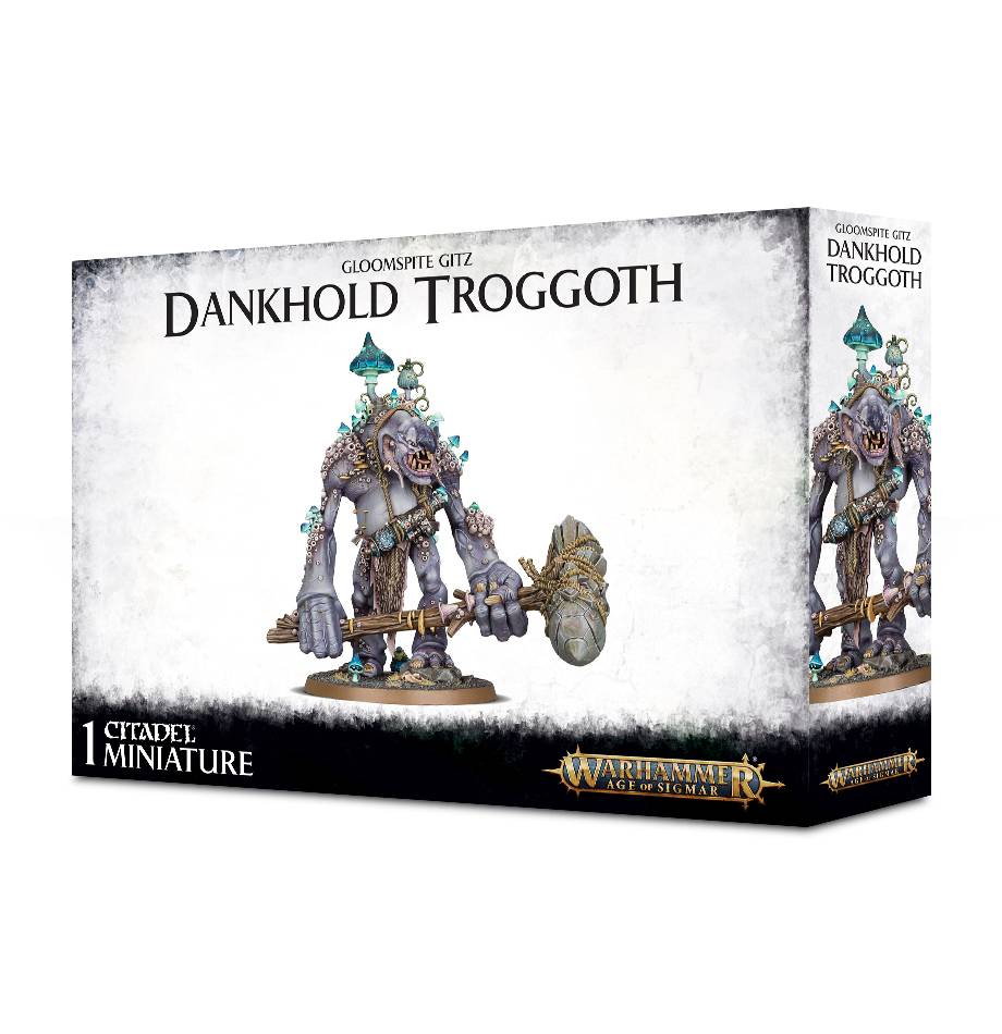 Warhammer Age Of Sigmar - Gloomspite Gitz - Dankhold Troggoth / Troggboss