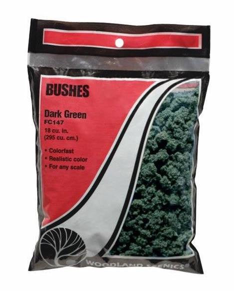 Tree Foliage: Dark Green Bushes (BAG)