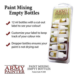 Paint Mixing Empty Bottles