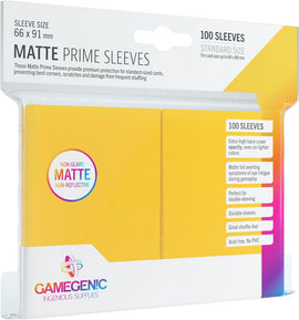 Matte Prime Sleeves Yellow (100 ct.)