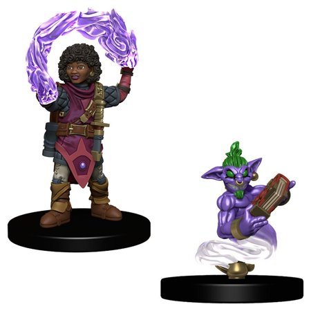 Wizkids Wardlings Miniatures: Girl Wizard and Genie (Wave 1)