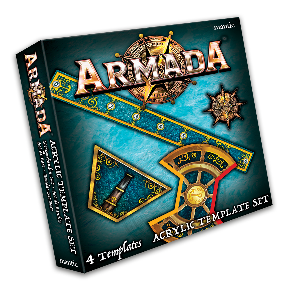 Armada Acrylic Template set - Kings Of War