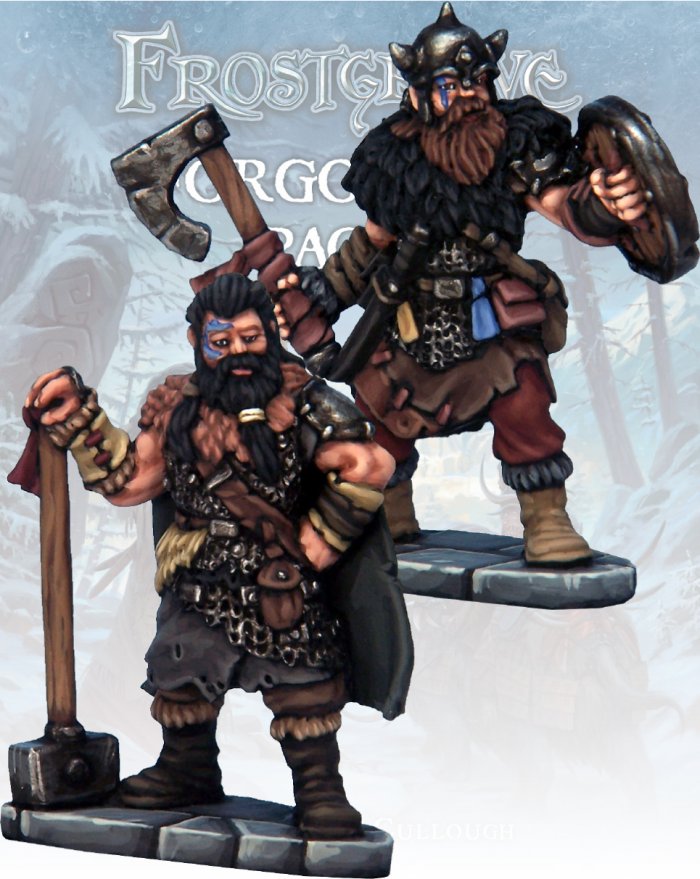 Barbarian Knight & Templar - Frostgrave