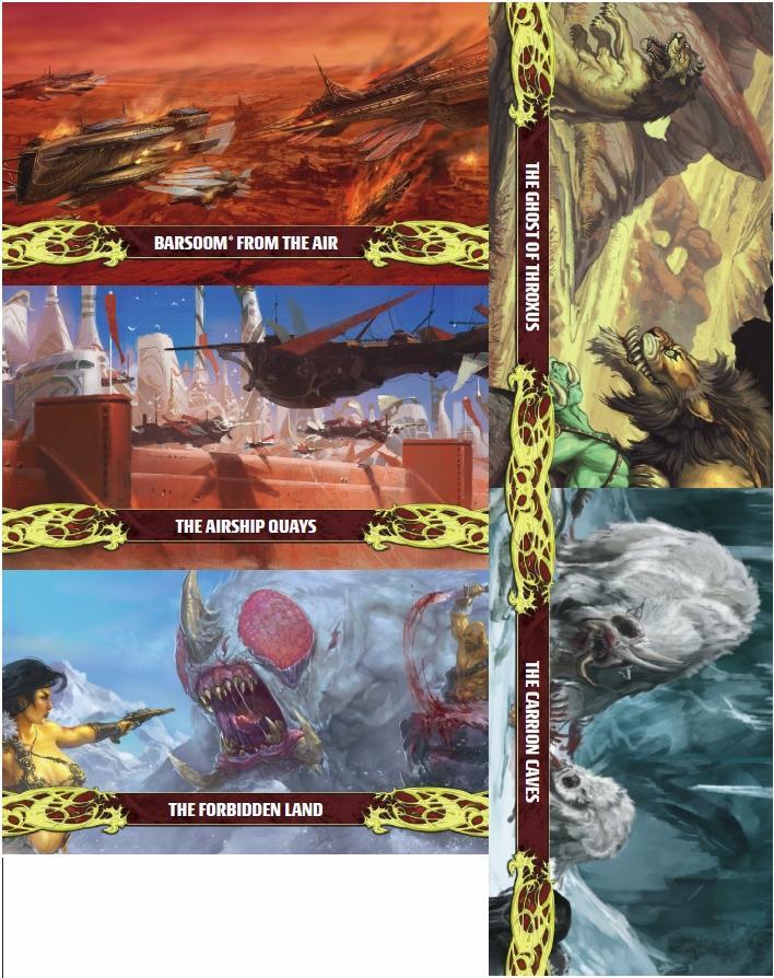 John Carter of Mars: Adventures: Landscape Art Location Deck -