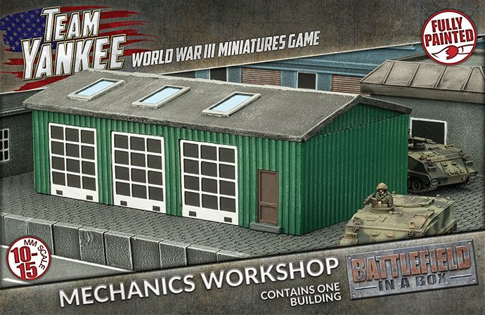 Mechanics Workshop Scenery Set