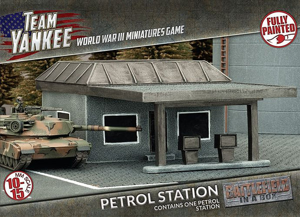 Petrol Station Scenery Set