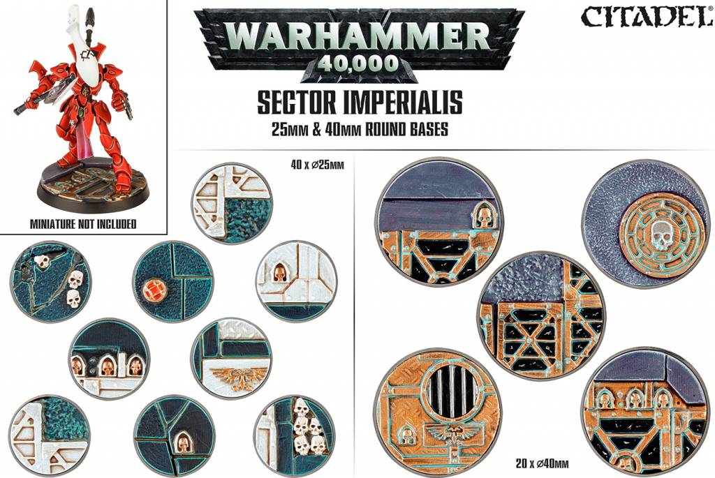 Citadel: Sector Imperialis 25 & 40mm Round Bases