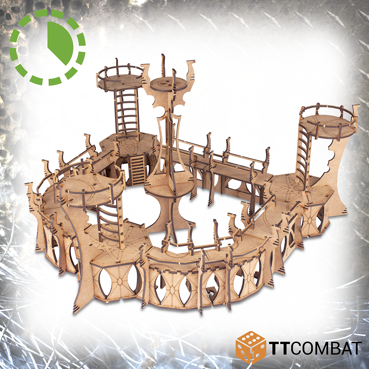 Space Elf Stronghold - Sci-fi Gothic - TT Combat Terrain