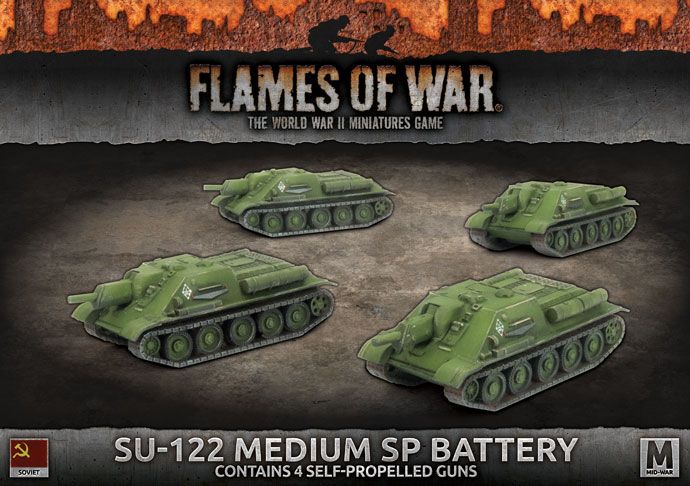 Soviet Red Banner: SU-122 Medium SP Battery