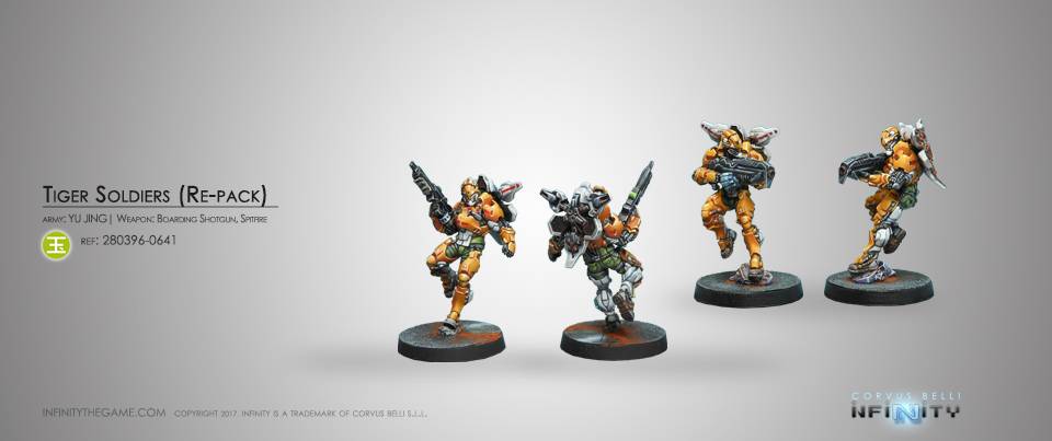 Yu Jing Tiger Soldiers (Spitfire/ Boarding Shotgun) Blister Pack