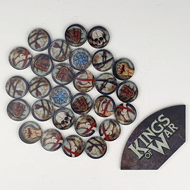 Game token set & Arc Template - Kings Of War