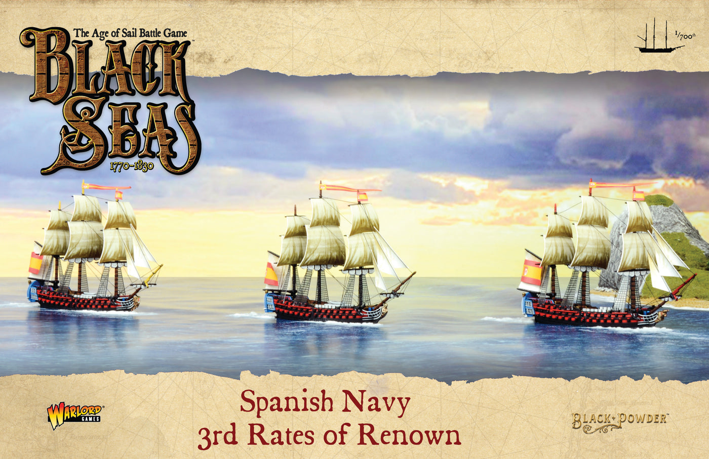 Spanish Navy 3rd Rates of Renown - Black Seas