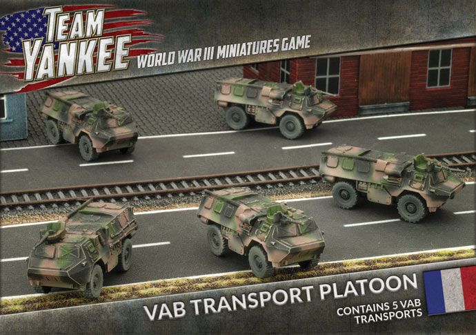 NATO French VAB Transport Platoon