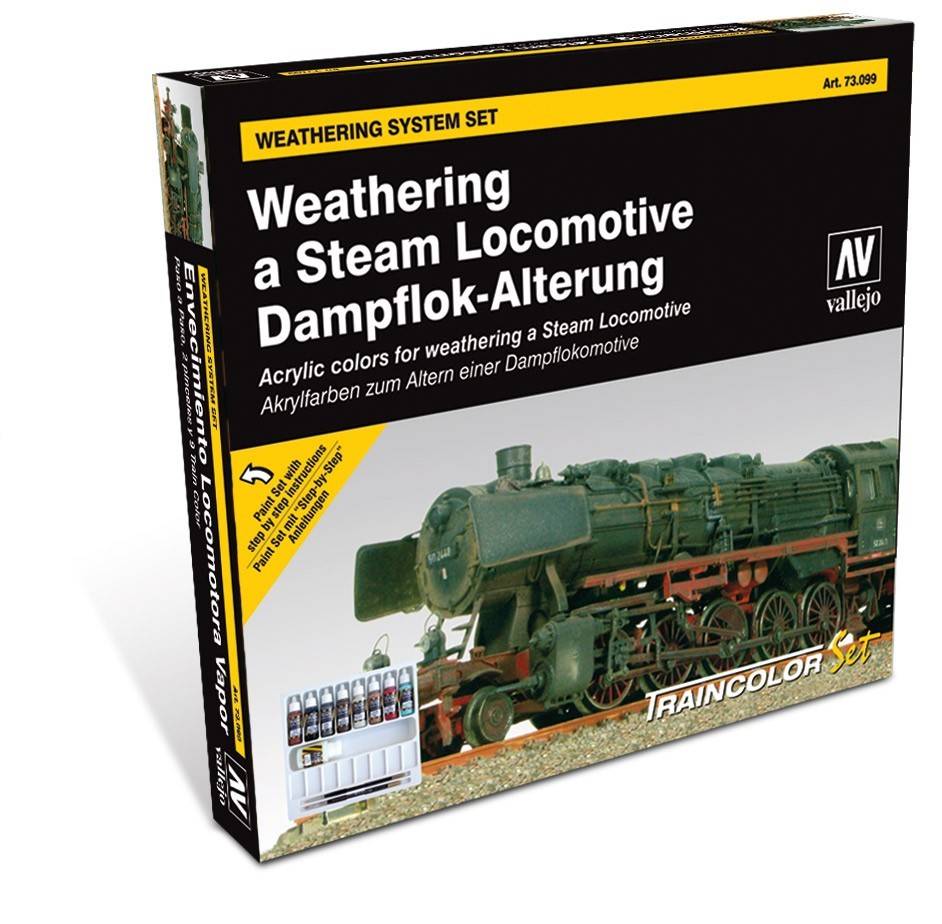 Vallejo Train Color - Steam Engine Weathering Set