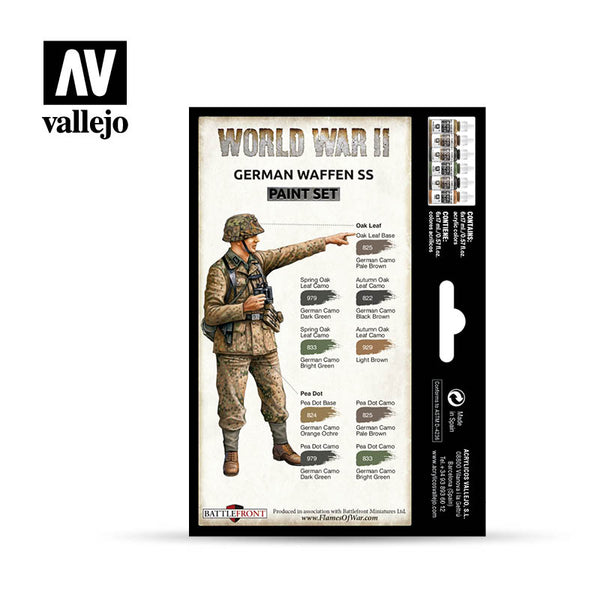 WWII German Waffen-SS - Vallejo Paint Set